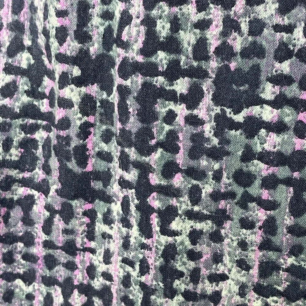 Vintage PCH 80s Abstract Print 100% Cotton Pants Size 34 Made USA Baggy Preppy